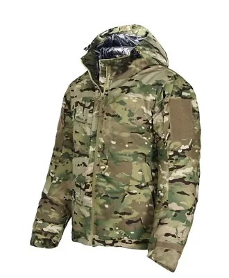 Multicam Cold Weather Parka Fleece Beanie Combo Size L-XL NEW • $199.99