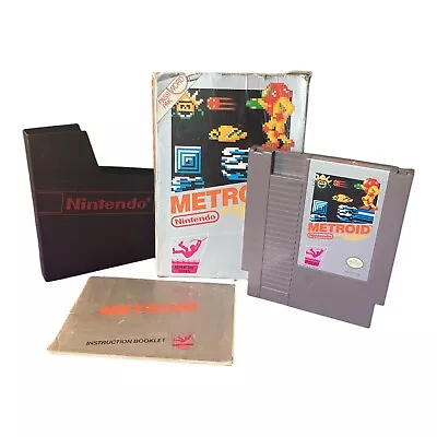 Metroid NES With Original Box Manual And Nintendo Sleeve • $149.99