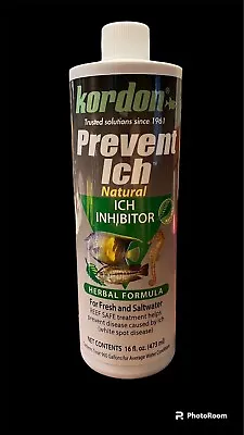 $0.99 • Buy KORDON #39556 Prevent Ich For Aquarium, 16-Ounce Ich Inhibitor