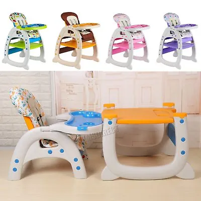 GALACTICA Baby Highchair Infant High Feeding Seat 3in1 Toddler Table Chair New • £54.99