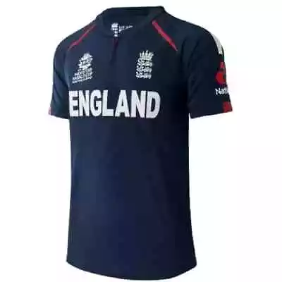 New Balance 2020 T20 England Cricket Junior World Cup Shirt  - FREE UK POSTAGE • £14.99