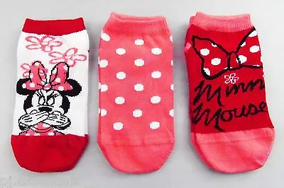 Disney Minnie Mouse Socks 3 Pairs BNIP Primark • £7.49