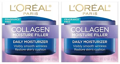 $18.88 • Buy L'Oreal Paris Collagen Moisture Filler Day/Night Cream-1.7oz (Pack Of 2)