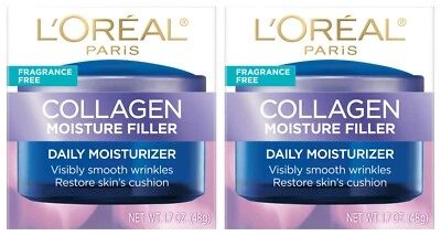 $18.88 • Buy L'Oreal Paris Collagen Moisture Filler Day/Night Cream-1.7oz (Pack Of 2)