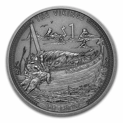 2022 Samoa 1/2 Oz Silver The Vikings: Ship Burial • $56.40