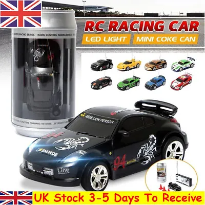 £13.59 • Buy Coke Can Mini Speed RC Radio Remote Control Micro Racing Car Kids Toy Xmas Gifts