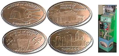 Museum Of Science And Industry RETIRED M #9 Elongated Pressed Copper Penny Set • $6.89