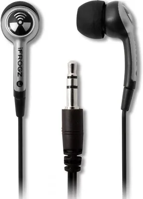 IFrogz EarPollution Plugz In-Ear Earbuds Headphones With Microphone - Silver • $9.99