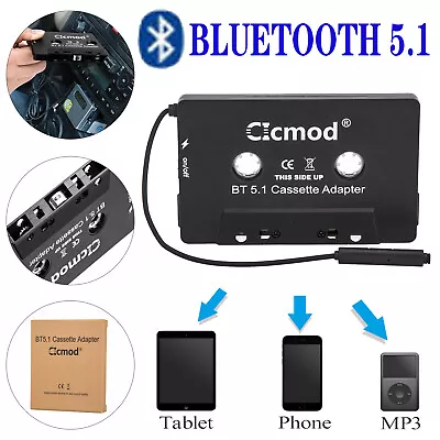 £10.69 • Buy Universal BLUETOOTH CAR AUDIO TAPE CASSETTE ADAPTER FOR IPHONE MP3 IPOD ANDROID