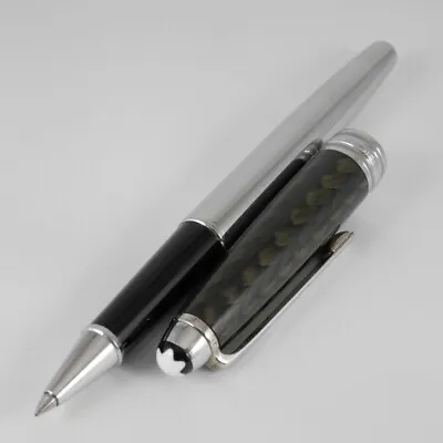 Montblanc Meisterstuck Solitaire Carbon Steel Rollerball Pen (used) • $469