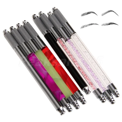 £3.19 • Buy Profession Permanent Makeup Manual Eyebrow Tattoo Machine Microblad Pen Body Art