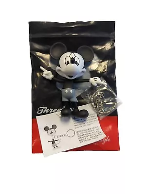 2011 Disney X CLOT X MINDstyle 3 Eyed Mickey Monotone Figure Gray KEYCHAIN RARE • $59.99