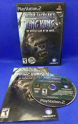 Peter Jackson's King Kong (Sony PlayStation 2) PS2 Complete W/ Movie Ticket • $11.08