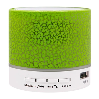 $13.07 • Buy A9 Crack Pattern Mini Speaker Colorful Light Support U Disk TF Card AUX F4J1