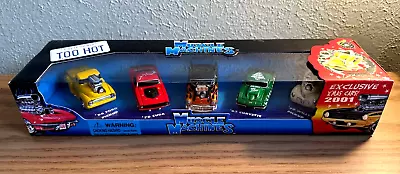 2001 Muscle Machines Exclusive Xmas Cars Boxed Set Of (5) 57 Chevy Cuda Corvette • $17.85