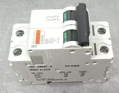 Merlin Gerin 24338 Multi9 C60n C20 400v Circuit Breaker • $50