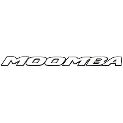 Moomba Boat Brand Decal 107143 | 70 X 5 3/4 Inch White Black Sticker • $102.92