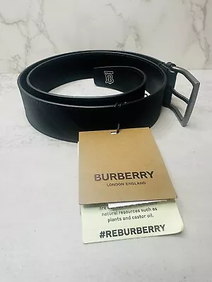 Burberry MB Gray 40 Men’s Belt/Size 38/95 (Charcoal/DK Graphite) • $220