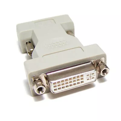 DVI-I Female Analog 24+5 To VGA Male 15-pin Connector Adapter Converter • $6.79