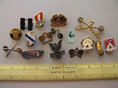 U.s. Military Insignia Grouping / Lot Deal #6 ~pins Badges Crests Ect ~nice~ • $12.95