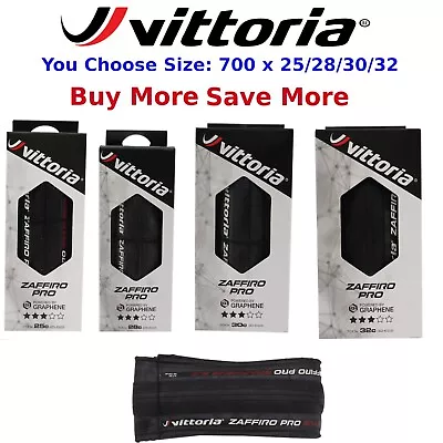 Vittoria Zaffiro Pro G2.0 700c Road Bike Folding Tire Pick Size 25 28 30 700X32 • $32.80