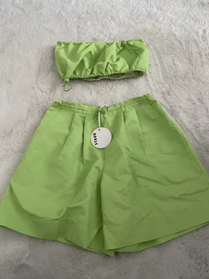 $190 • Buy STAUD Coconut Shorts Pistachio With Top Size Xs