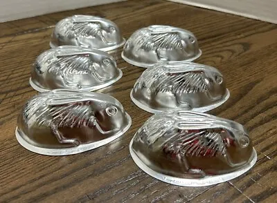 Vintage NUTBROWN Easter Bunny Rabbit Chocolate Mold Aluminum Made In England (6) • $17.95