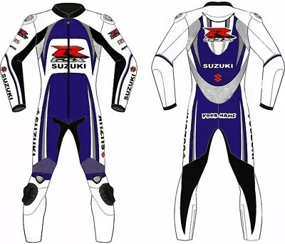 FZS-103 Premium Cowhide Leather Motorcycle Racing Suit | One Piece | CE Approved • $429.99