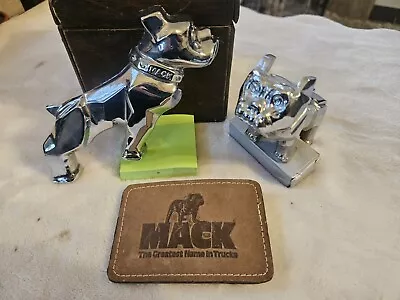 Vintage Mack Truck Bulldog Side Fender Hood Ornament Dog Emblems Belt Buckle • $115