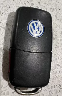 Volkswagen Blue Vw Logo Gti Cc Eos Key Fob Oem • $14.99