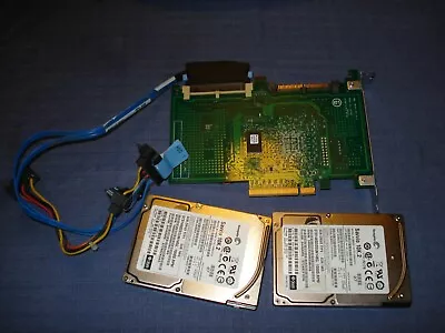 DELL UCS-61 SAS E2K-UCS-61-(B) / Cables / 2 SAS 146g HDD • $35