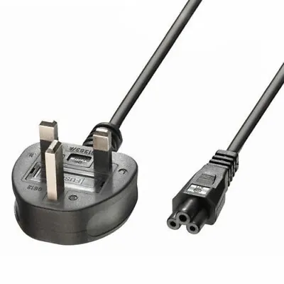 £6.90 • Buy New! C5 Power Cable Cloverleaf For LG TV 55LA6205 UK Lead 2m/6.5ft