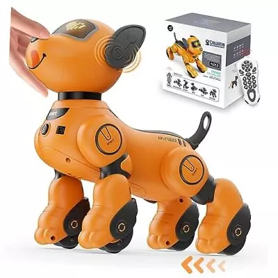  Robot Dog Toy For Kids Voice & 2.4GHz Remote Control Robot Pet With Gold • $44.04