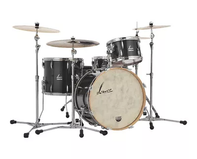 Sonor Vintage Series 3-pc Shell Pack W/ 22  Kick - Vintage Black Slate • $3629