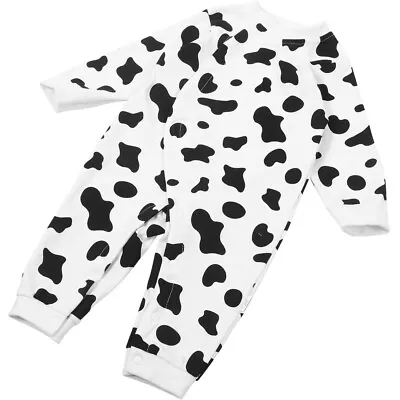 Infant Fall Outfit Sleeve Baby Bodysuit Baby Girl Bodysuit Cow Print • £10.44