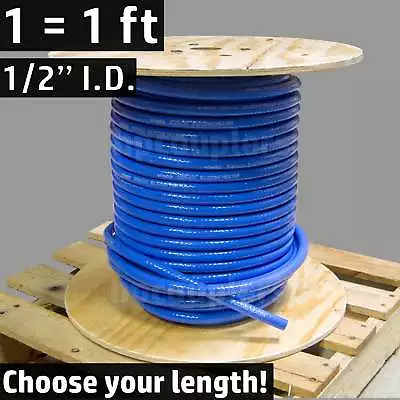 $6.83 • Buy 1/2  ID FlexFab 5526 Blue Silicone Heater Hose 13mm 350F Radiator Coolant .50 