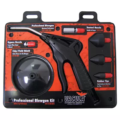 Vacula 7 PC PROFESSIONAL BLOW GUN KIT • $91.86