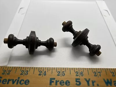 Pair Of Small Wood Spindles Vintage • $5