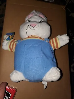 Jakks Pacific Max & Ruby 8  Max Rabbit Plush Stuffed Animal Bunny Toy Play Along • $14.99