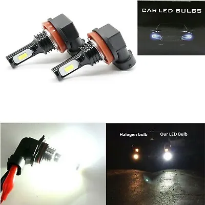 2Pc H16 H11 H9 H8 Bright 6000K White Headlight Bulb LED Kit Low Beam Fog Lights • $20.98