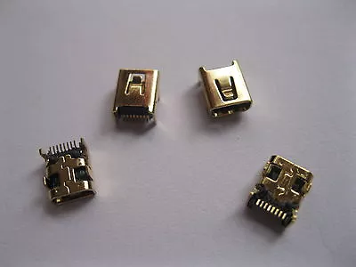 60 Pcs Mini USB Jack Socket Female Connector 8 Pin Gold Plated • $21.93