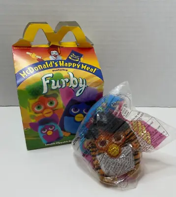 Vintage MCDONALD'S FURBY Happy Meal Box W/ One Furby #2 Tiger-NEW • $9.99