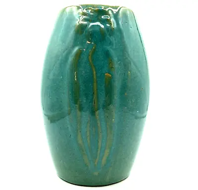 $85 • Buy Zanesville Stoneware Pottery Vase Arts & Crafts Period Floral Ceramic 8.5 