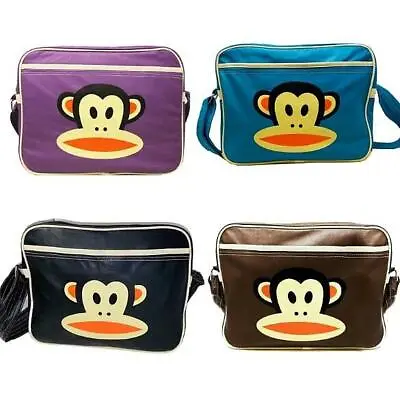 £9.99 • Buy Paul Frank Monkey Design Messenger Bag Shoulder School Travel College 40X30 CM