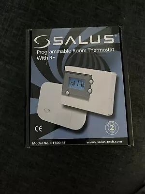 Salus RT500RF Wireless Programmable Room Thermostat Rt500r And Reciever • £7.50