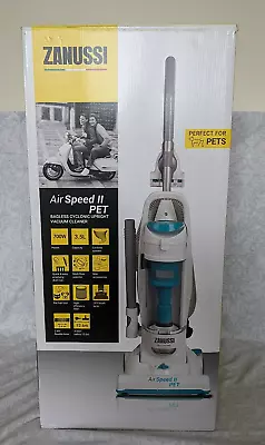 £60 • Buy Zanussi BLUE Cyclonic AIRSPEED LITE 2 II Bagless Upright Vacuum Cleaner (REF6)