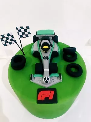 Edible F1 Formula One Style Cake Topper Decoration Lewis Hamilton • £11.99