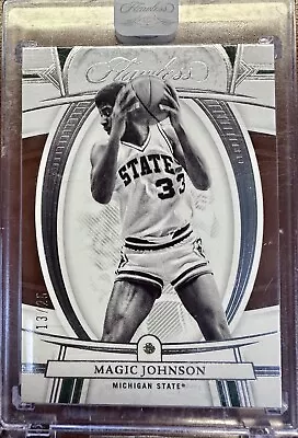 2022 Panini Flawless Collegiate Magic Johnson #46 Encased Diamond Silver 13/25 • $125