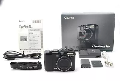 Tested [EXC+5 BOX ] Canon PowerShot G9 Black 12.1MP Compact Digital Camera JAPAN • £145.52