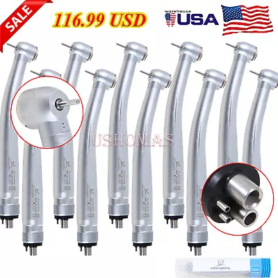 10* Yabangbang Dental High Speed Handpiece Push Turbine 4 Holes Fit NSK Pana Max • $116.99